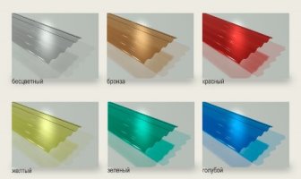 Цветовая гамма ПВХ профилированного от производителя